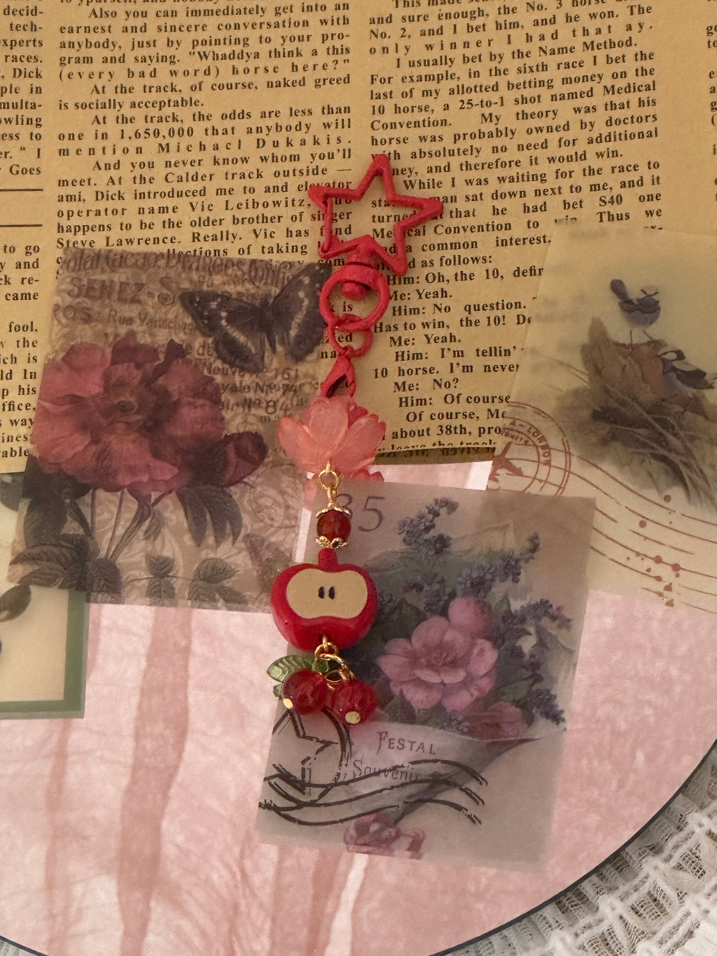 Apple Lily Keychain ✨🍎