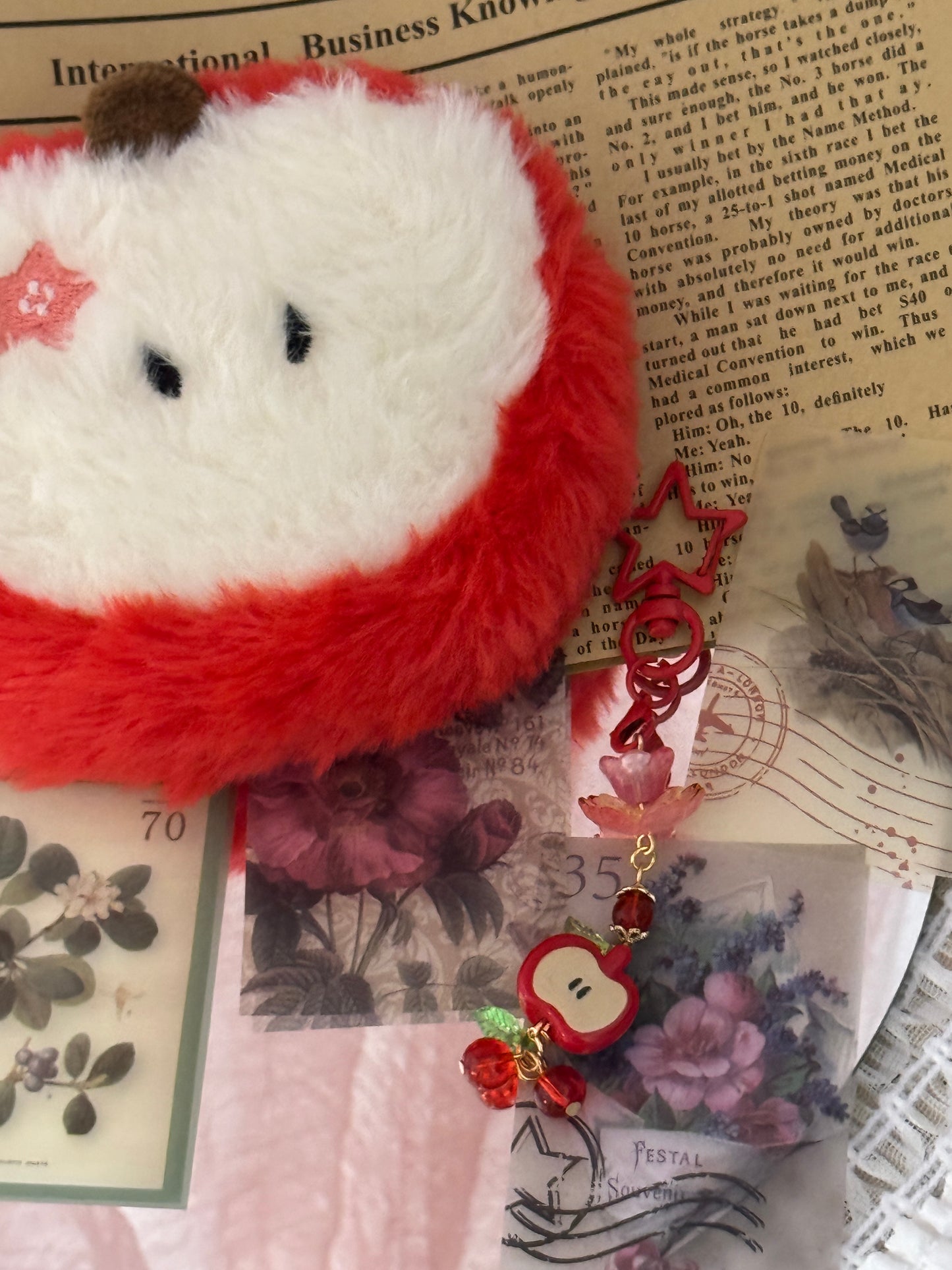 Apple Lily Keychain ✨🍎