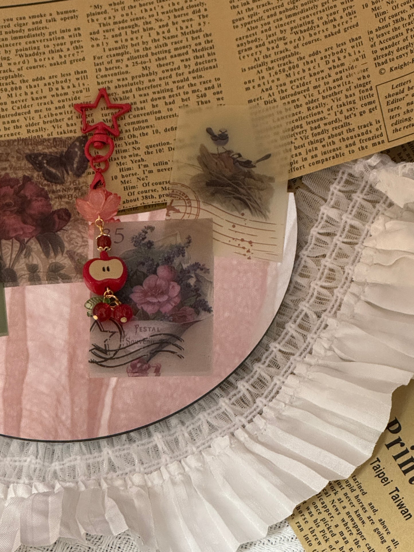 Apple Lily Keychain ✨🍎