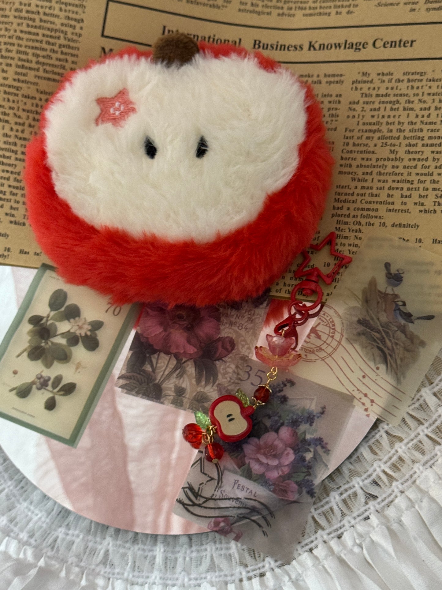 Apple Lily Keychain ✨🍎