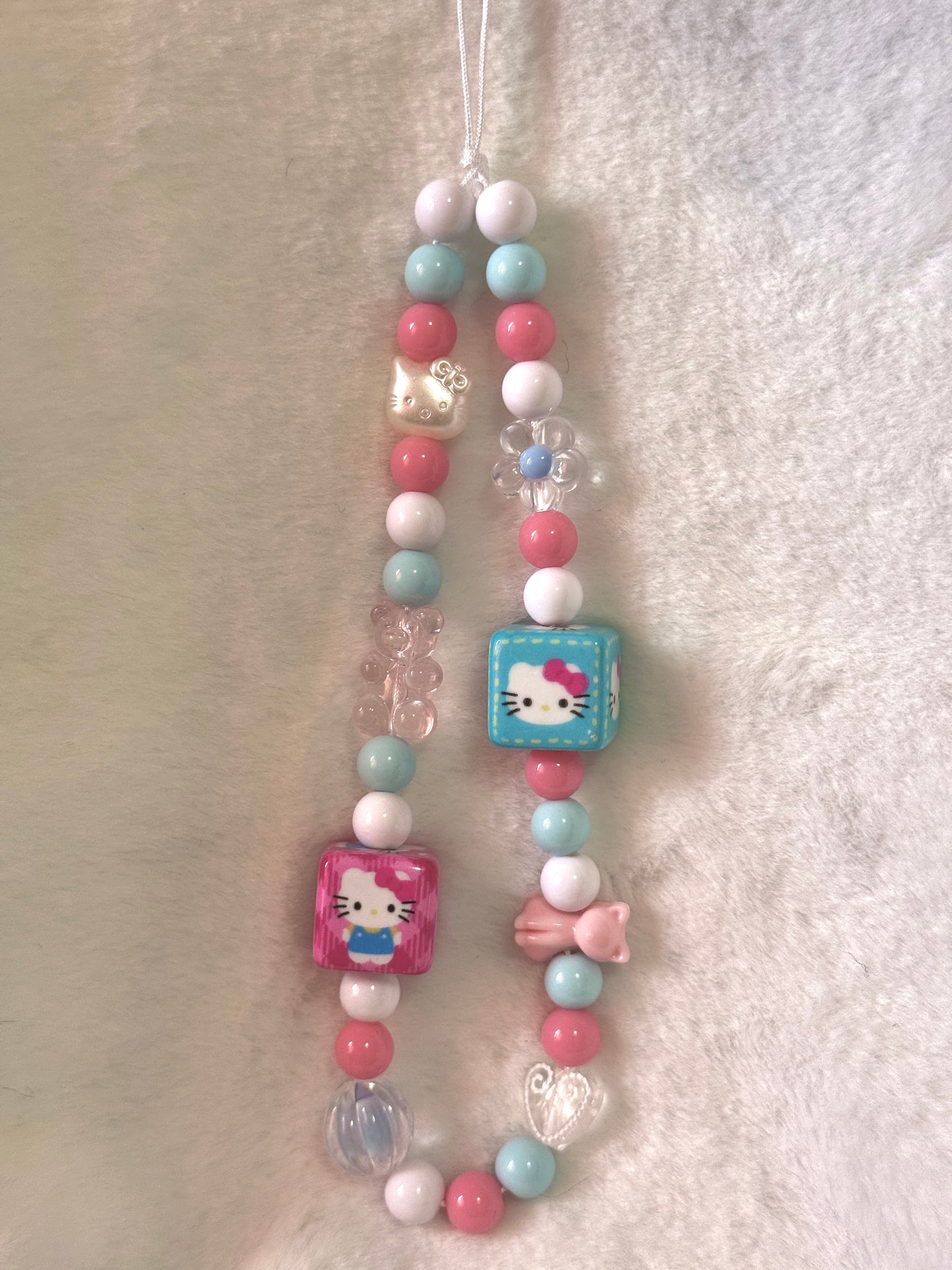 Hello kitty phone strap